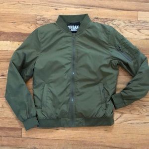 Men’s Green Bomber Jacket - lightly Used